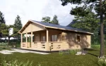 Дачный дом из дерева Джульетт