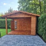 беседка из бруса в Борисове