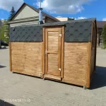 Баня с выдвижным полком 4x2.4 — изображение 4