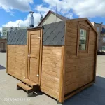 Баня с выдвижным полком 4x2.4 — изображение 6