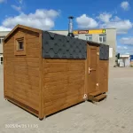 Баня с выдвижным полком 4x2.4 — изображение 8